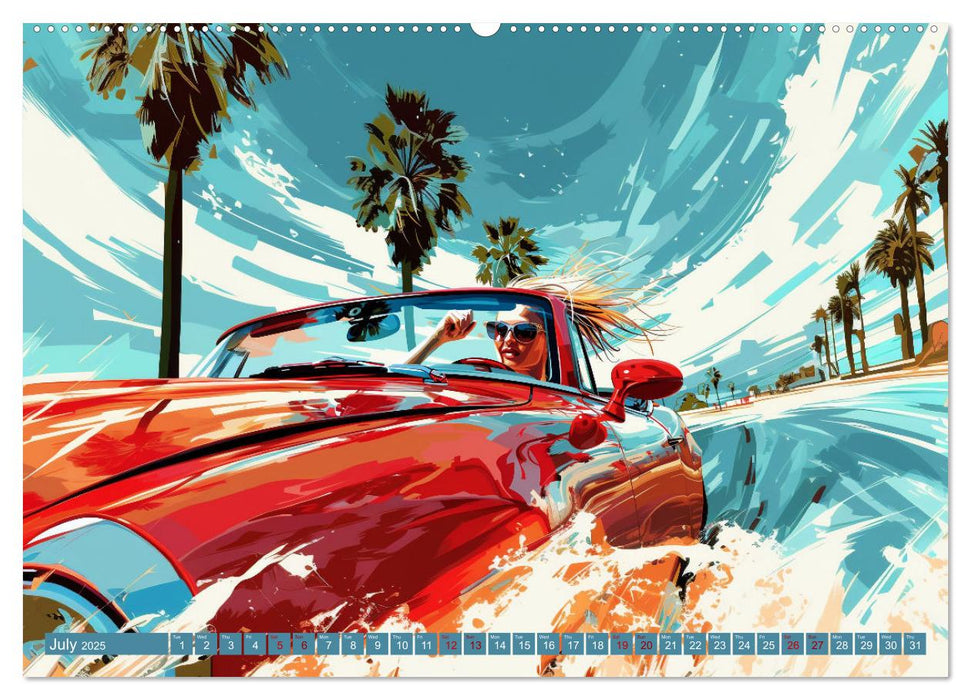 Adrenaline on the Road (CALVENDO Premium-Calendar 2025)