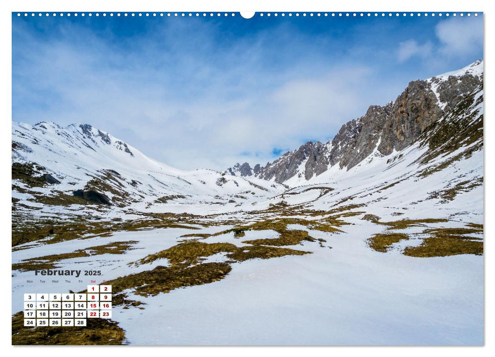 The French Alps, on the trail of the marmot (CALVENDO Monthly Calendar 2025)