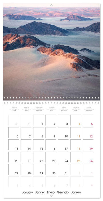 Namibian desert (CALVENDO Monthly Calendar 2025)