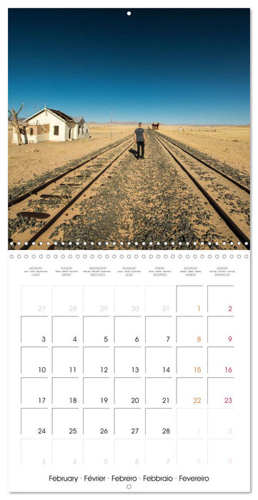 Namibian desert (CALVENDO Monthly Calendar 2025)