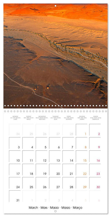 Namibian desert (CALVENDO Monthly Calendar 2025)