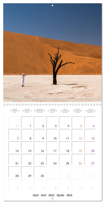 Namibian desert (CALVENDO Monthly Calendar 2025)