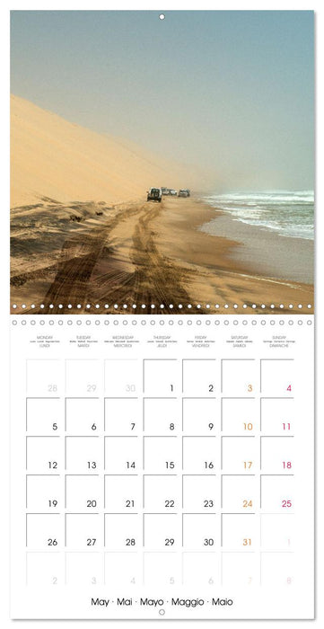 Namibian desert (CALVENDO Monthly Calendar 2025)