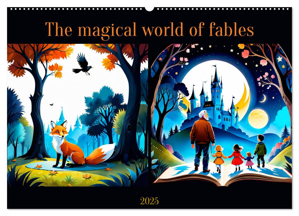 The magical world of fables (CALVENDO Monthly Calendar 2025)