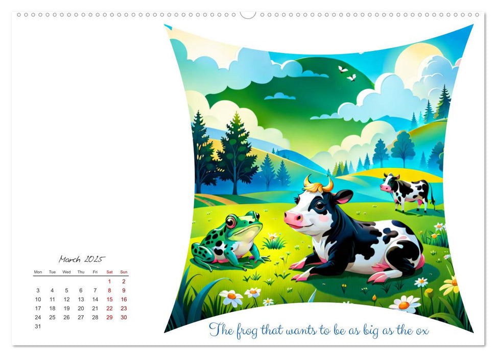 The magical world of fables (CALVENDO Monthly Calendar 2025)