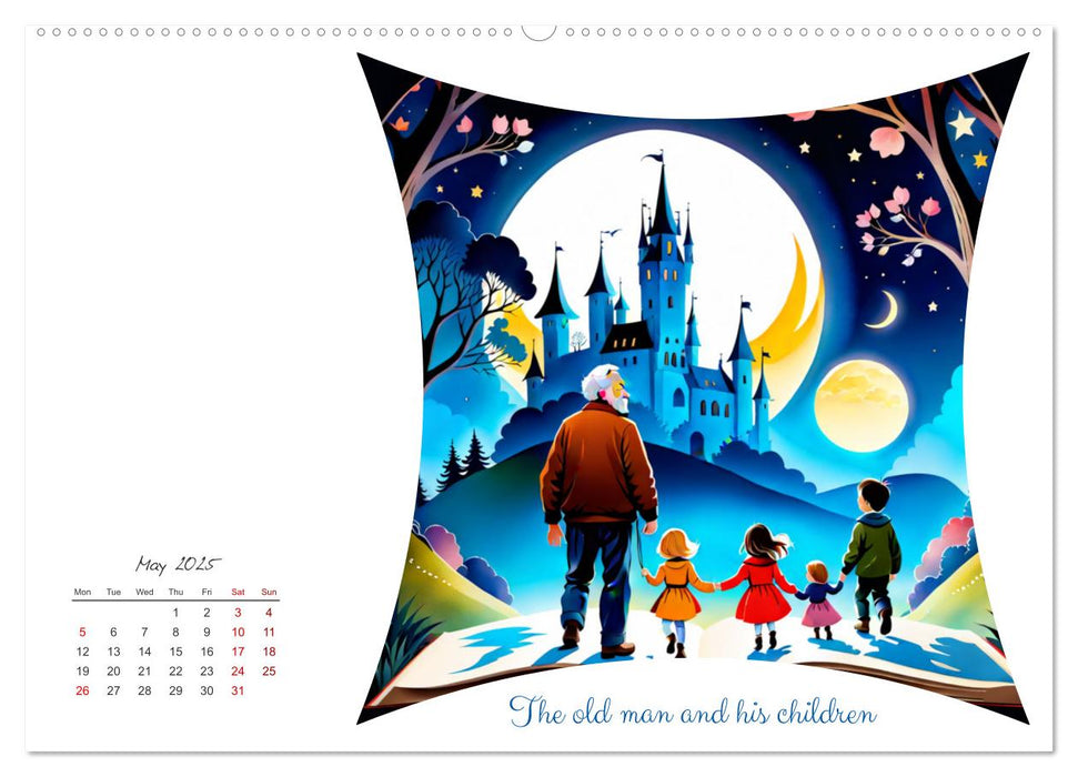 The magical world of fables (CALVENDO Monthly Calendar 2025)