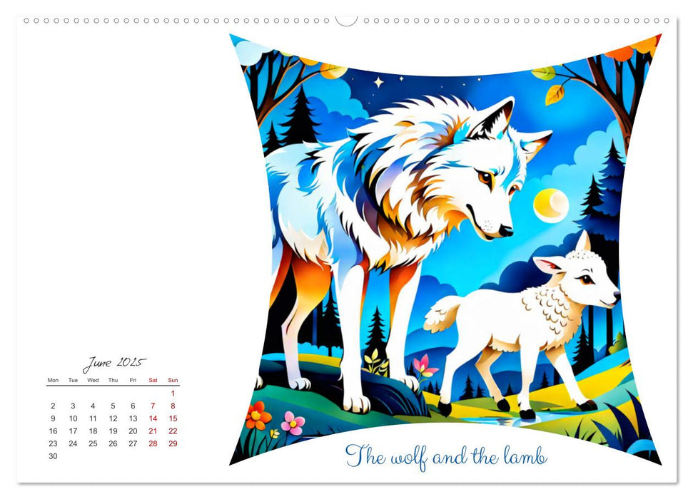 The magical world of fables (CALVENDO Premium-Calendar 2025)