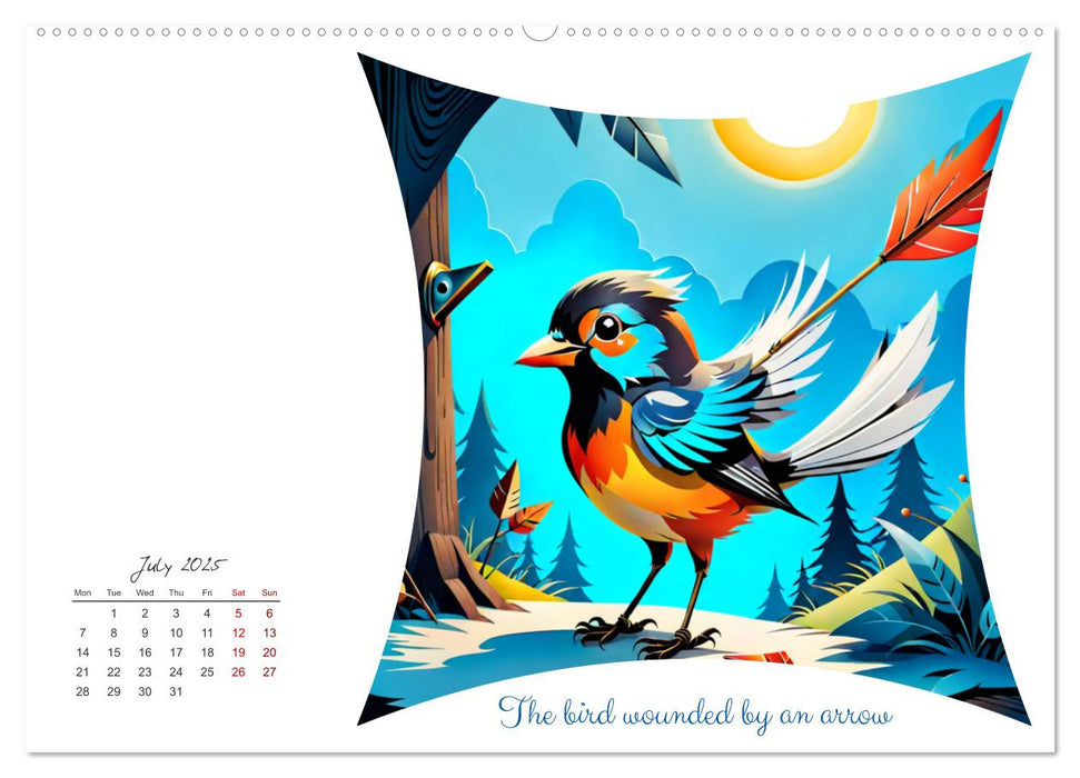 The magical world of fables (CALVENDO Premium-Calendar 2025)