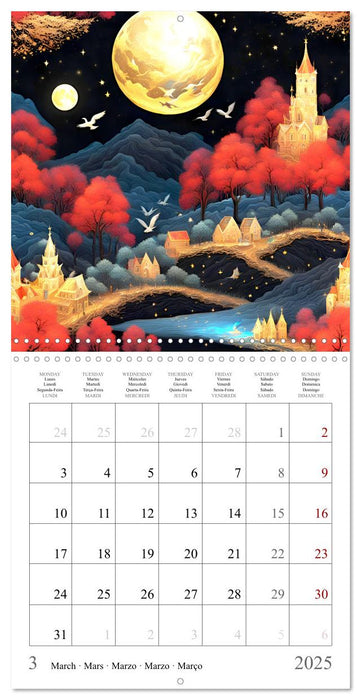 Moonlight miracle (CALVENDO Monthly Calendar 2025)