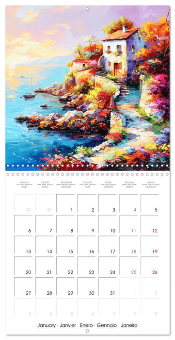 Picturesque Landscapes (CALVENDO Monthly Calendar 2025)