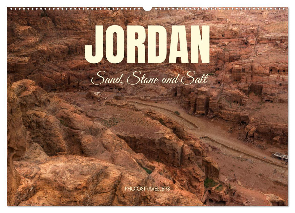 Jordan Sand, Stone and Salt (CALVENDO Monthly Calendar 2025)