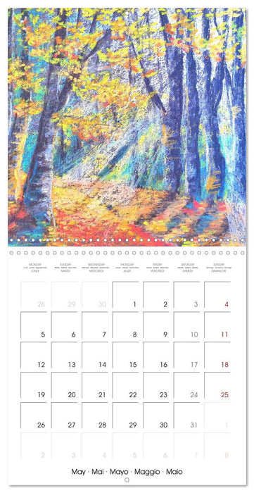 Autumn paintings (CALVENDO Monthly Calendar 2025)