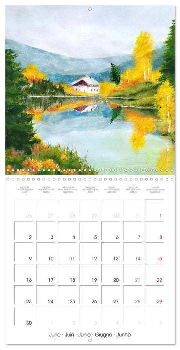 Autumn paintings (CALVENDO Monthly Calendar 2025)