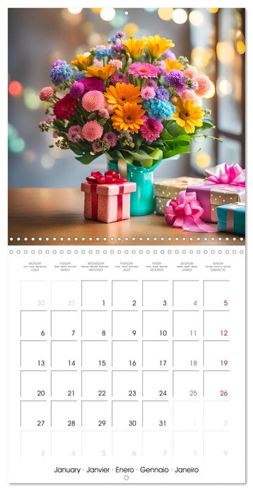 Birthday feelings - Your year full of AI birthdays (CALVENDO Monthly Calendar 2025)