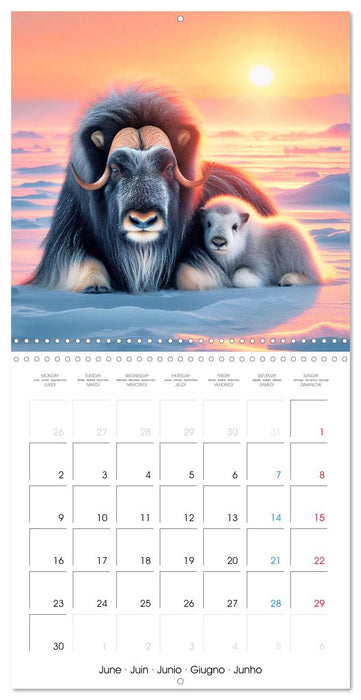 Animals of Arctic (CALVENDO Monthly Calendar 2025)