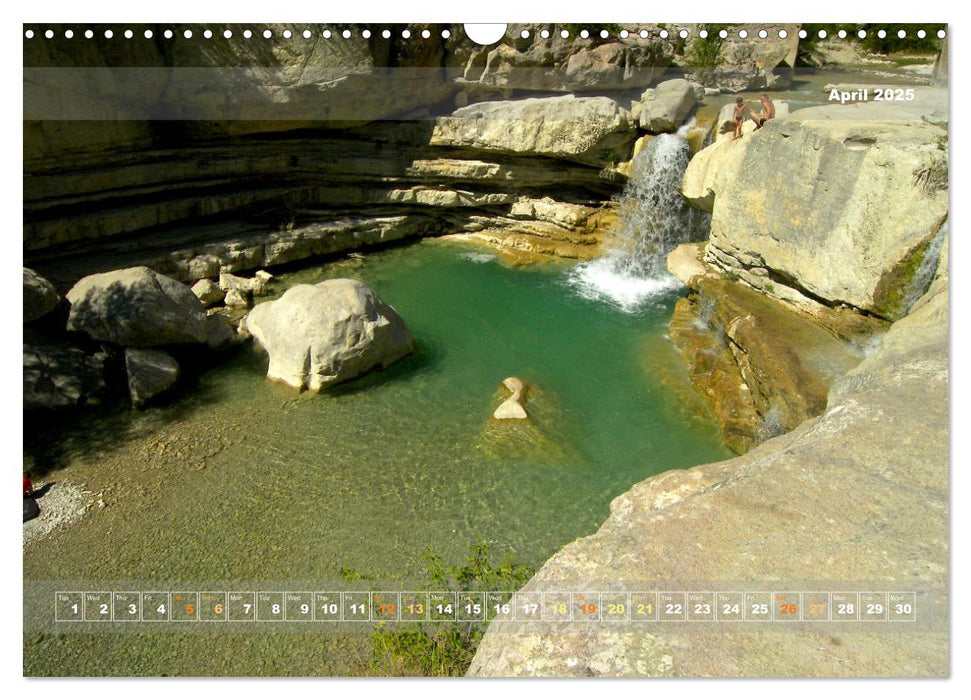 Natural landscape of France (CALVENDO Monthly Calendar 2025)