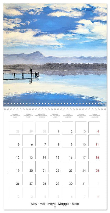 Winter paintings (CALVENDO Monthly Calendar 2025)