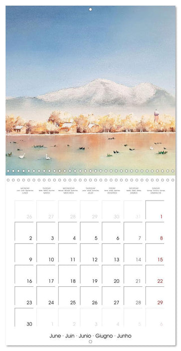 Winter paintings (CALVENDO Monthly Calendar 2025)