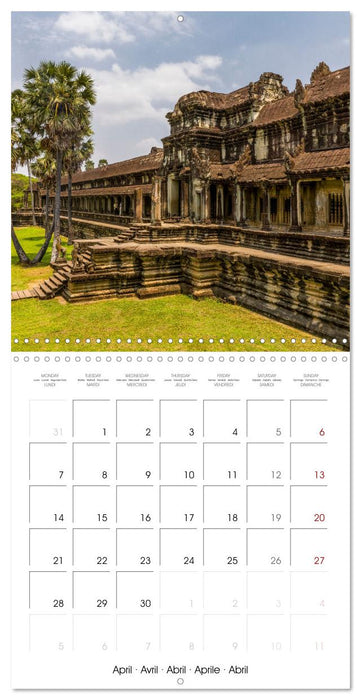 Siem Reap City of Temples Cambodia (CALVENDO Monthly Calendar 2025)