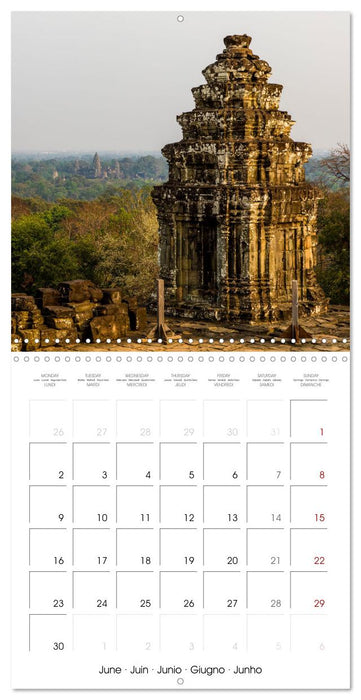 Siem Reap City of Temples Cambodia (CALVENDO Monthly Calendar 2025)