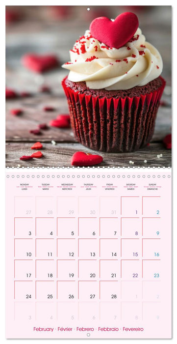 Cupcake Lovers (CALVENDO Monthly Calendar 2025)