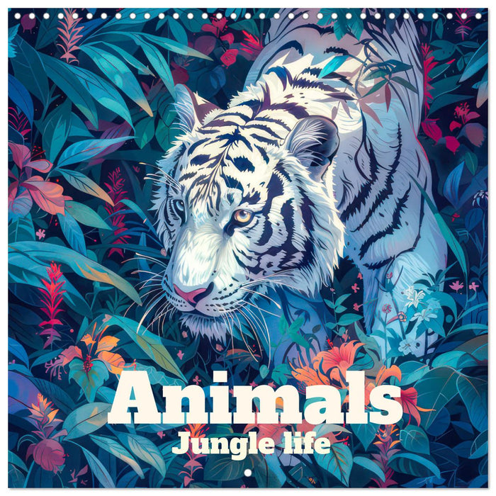 Animals - Jungle life (CALVENDO Monthly Calendar 2025)