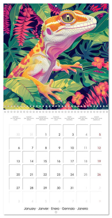 Animals - Jungle life (CALVENDO Monthly Calendar 2025)