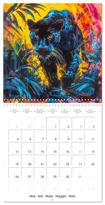 Animals - Jungle life (CALVENDO Monthly Calendar 2025)