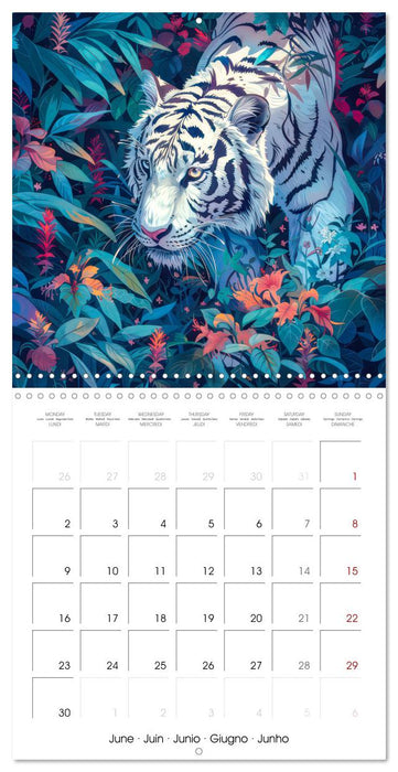 Animals - Jungle life (CALVENDO Monthly Calendar 2025)