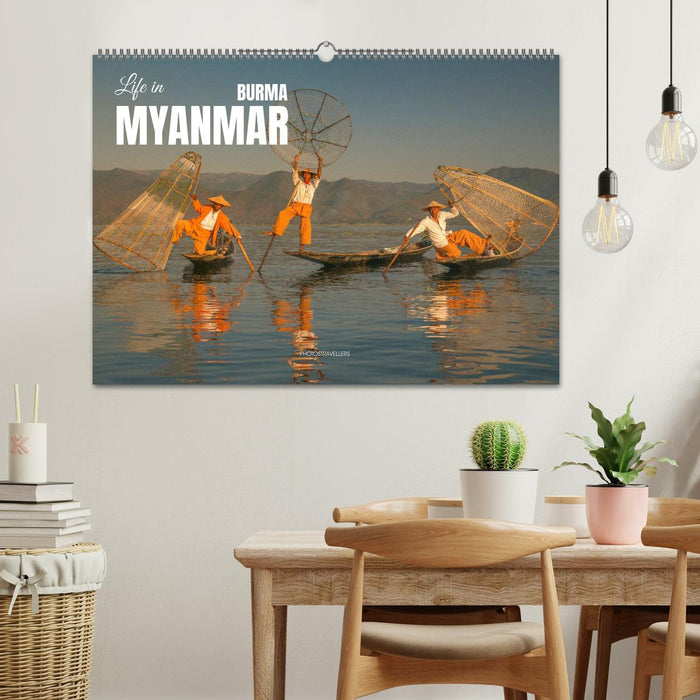 Life in Myanmar, Burma (CALVENDO Monthly Calendar 2025)