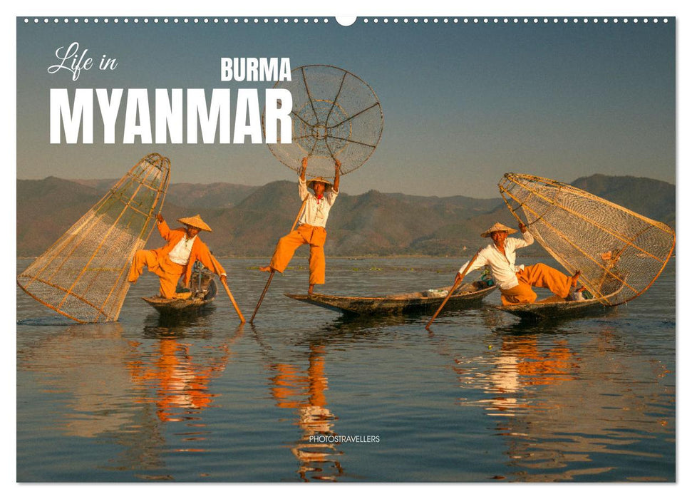 Life in Myanmar, Burma (CALVENDO Monthly Calendar 2025)