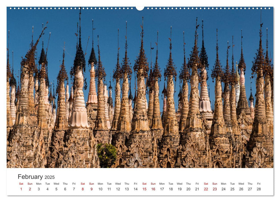 Life in Myanmar, Burma (CALVENDO Monthly Calendar 2025)