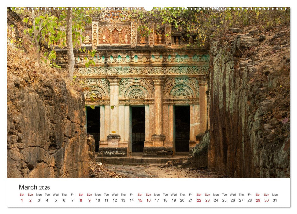 Life in Myanmar, Burma (CALVENDO Monthly Calendar 2025)