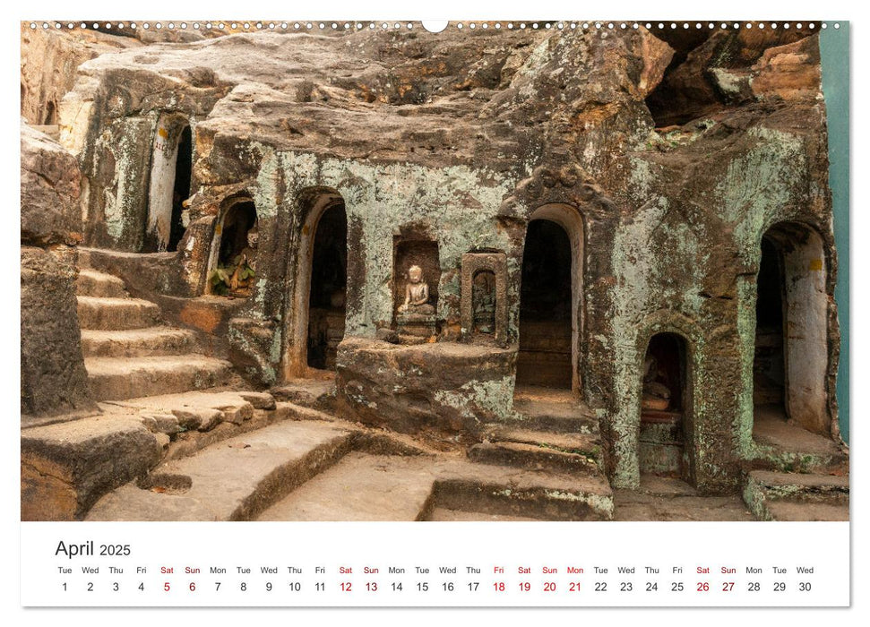 Life in Myanmar, Burma (CALVENDO Monthly Calendar 2025)