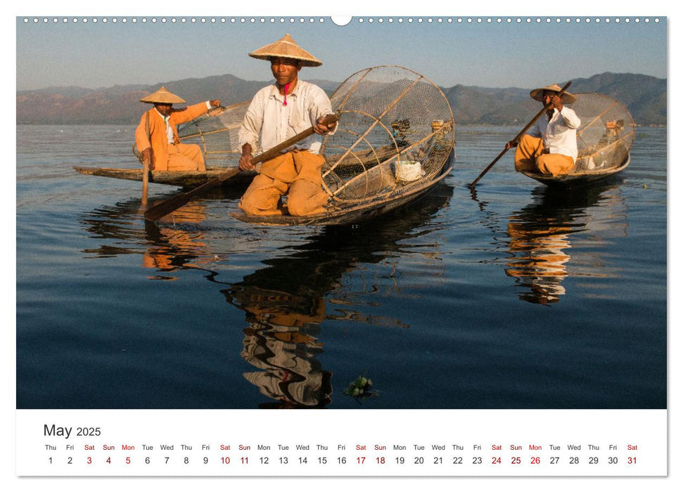 Life in Myanmar, Burma (CALVENDO Monthly Calendar 2025)