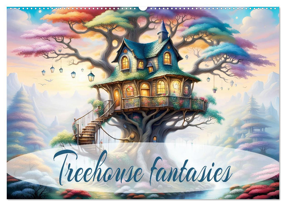 Treehouse fantasies (CALVENDO Monthly Calendar 2025)