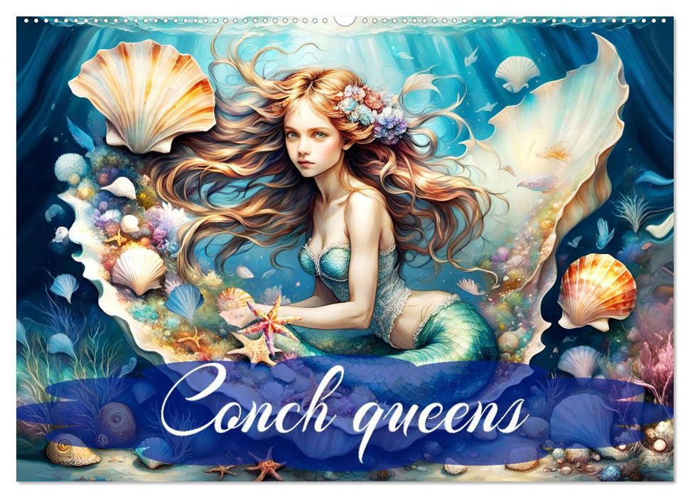 Conch queens (CALVENDO Monthly Calendar 2025)