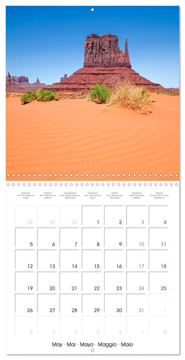 AMERICAN SOUTHWEST Stunning scenery (CALVENDO Monthly Calendar 2025)