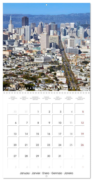 SAN FRANCISCO Highlights (CALVENDO Monthly Calendar 2025)