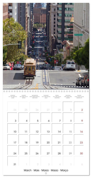 SAN FRANCISCO Highlights (CALVENDO Monthly Calendar 2025)