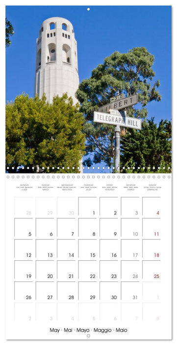 SAN FRANCISCO Highlights (CALVENDO Monthly Calendar 2025)