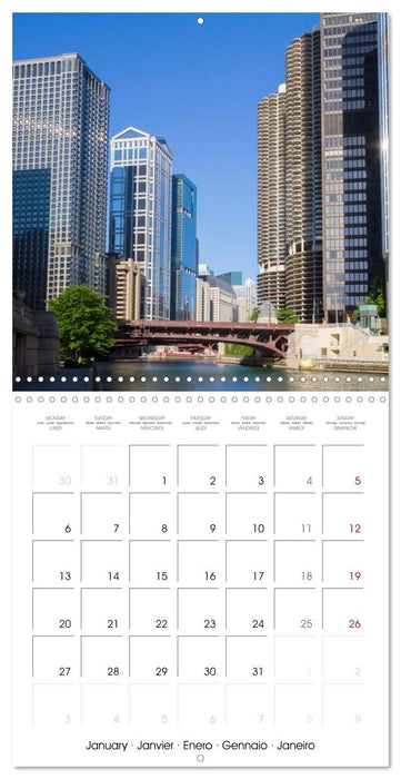 CHICAGO Highlights (CALVENDO Monthly Calendar 2025)