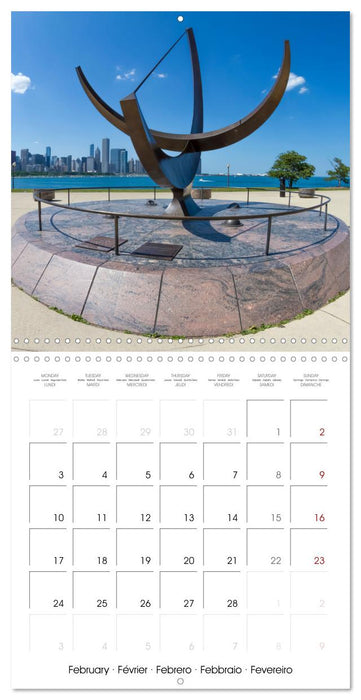 CHICAGO Highlights (CALVENDO Monthly Calendar 2025)