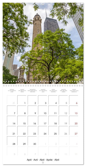 CHICAGO Highlights (CALVENDO Monthly Calendar 2025)