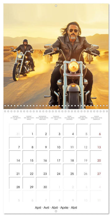 Bikers on the road (CALVENDO Monthly Calendar 2025)