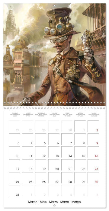 Steampunk - Mechanical World (CALVENDO Monthly Calendar 2025)