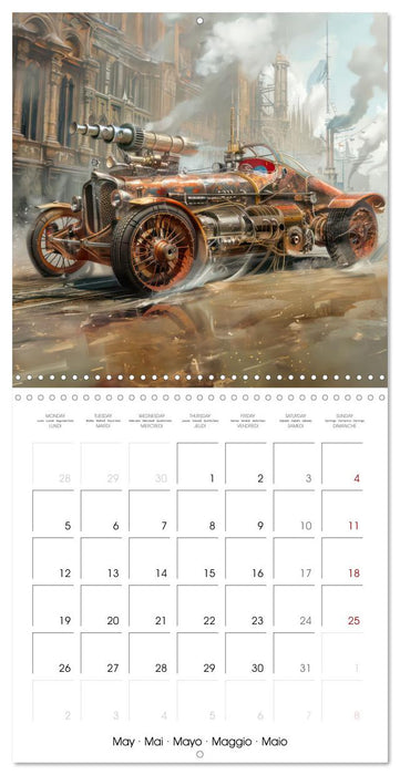 Steampunk - Mechanical World (CALVENDO Monthly Calendar 2025)