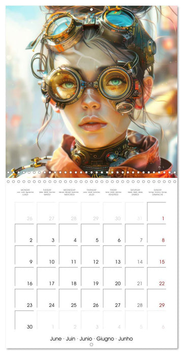 Steampunk - Mechanical World (CALVENDO Monthly Calendar 2025)