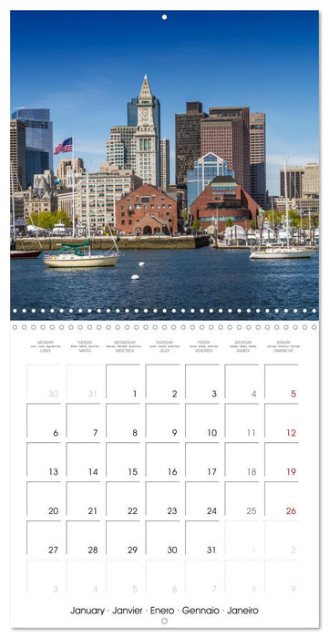 BOSTON Highlights (CALVENDO Monthly Calendar 2025)