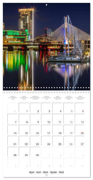 BOSTON Highlights (CALVENDO Monthly Calendar 2025)